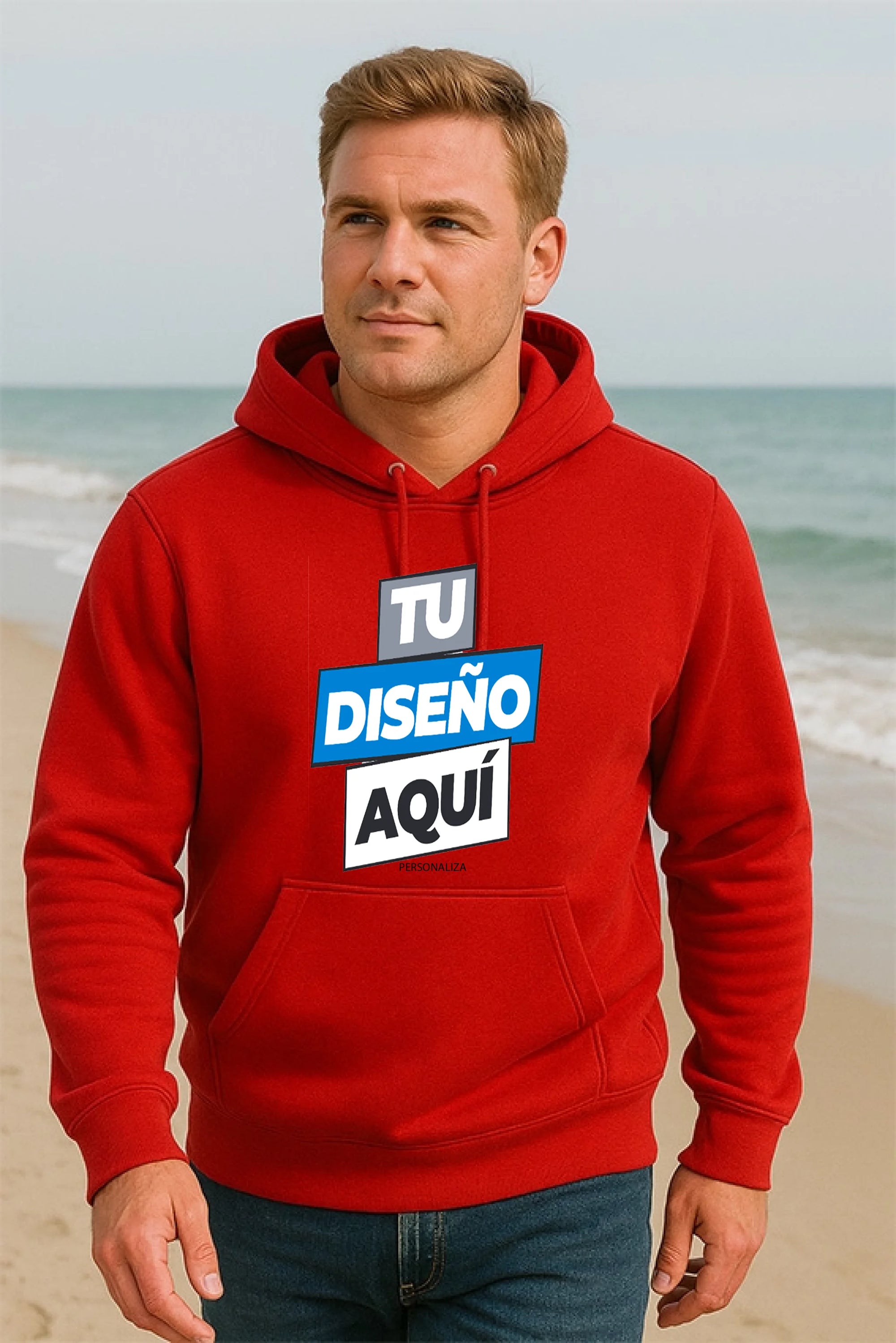 sudadera roja