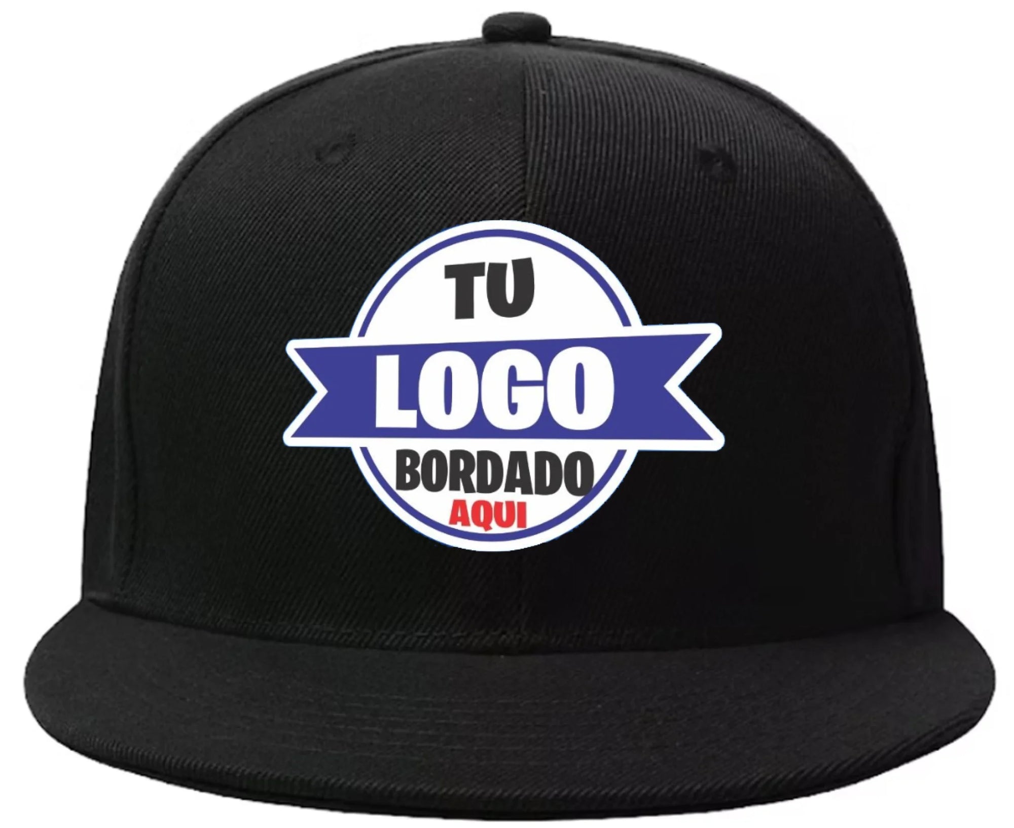 gorra snap de frente negra