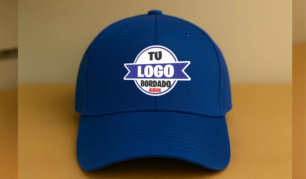 gorra beisbolera azul