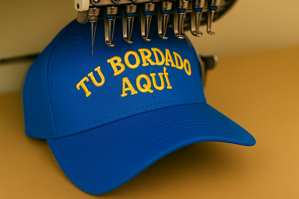 PAQUETE DE 6 GORRAS  Beisboleras  Azules BORDADAS