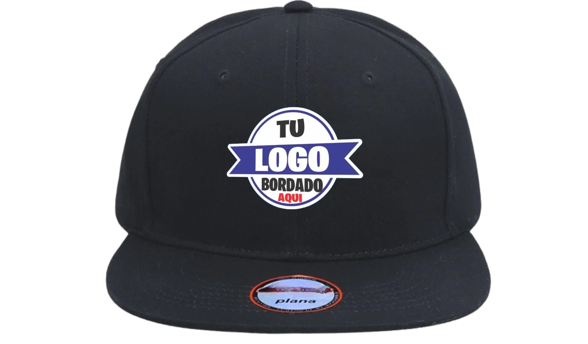 gorra negra plana 2
